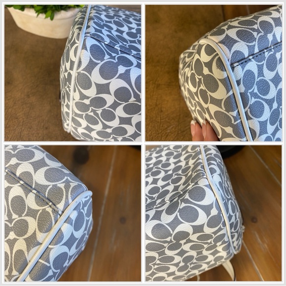 Coach Chelsea Heritage Signature Stripe Boston/Doctor Satchel Bag - Picture 10 of 16